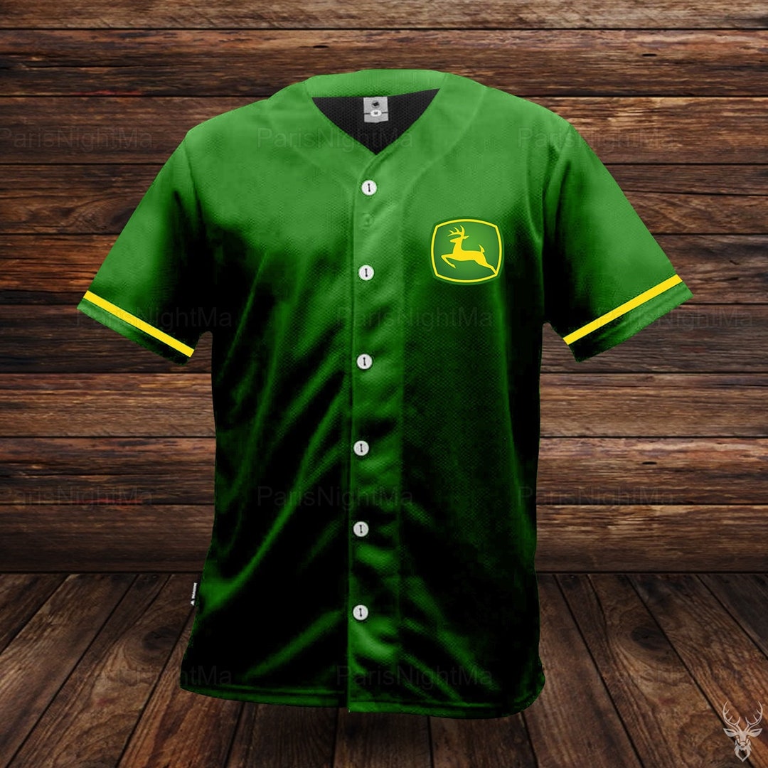 John Deere Baseball Jersey John Deere Shirt John Deere Etsy