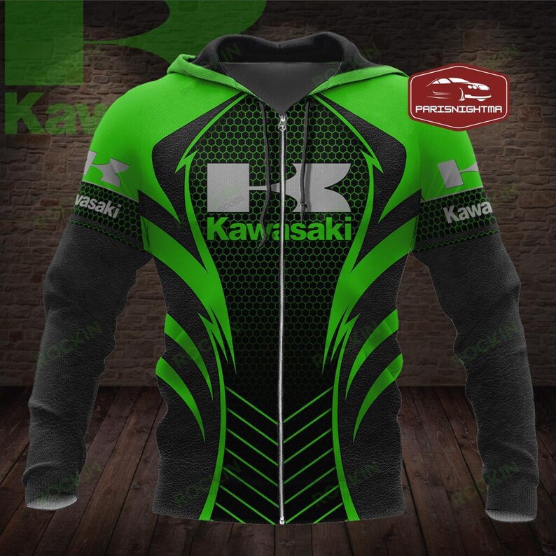 Kawasaki Motorcycle Hoodie Kawasaki Hoodie Kawasaki Fan - Etsy