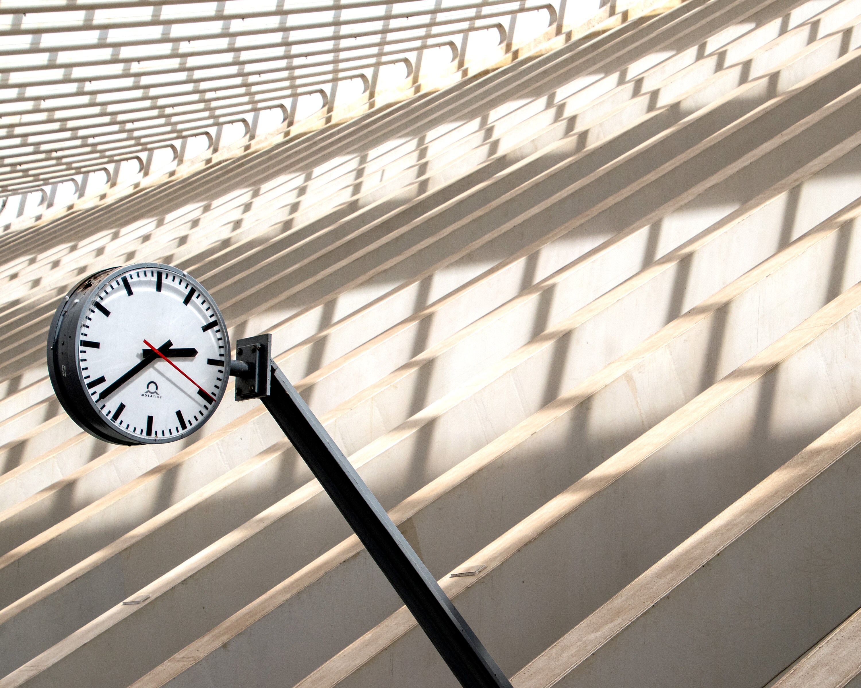 Liege Clock Photo Print: Santiago Calatrava Architecture (digital ...