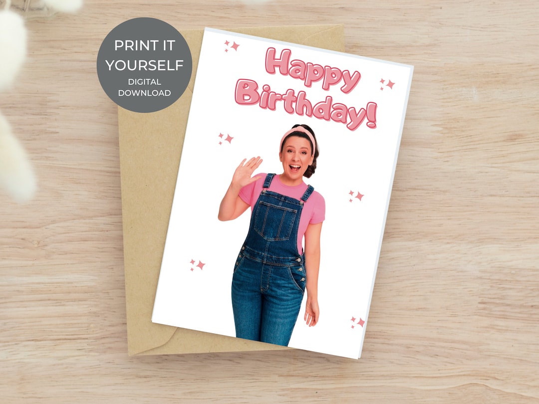 MS RACHEL Birthday Card, Miss Rachel Birthday, Ms Rachel Party