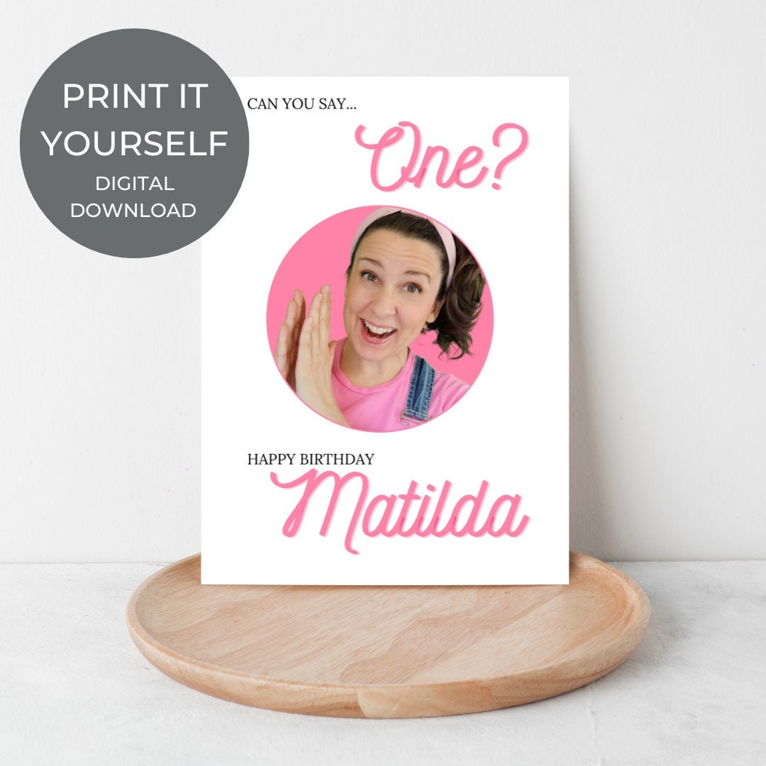 DIGITAL DOWNLOAD, Ms Rachel Birthday Card, Songs for Littles, Miss ...