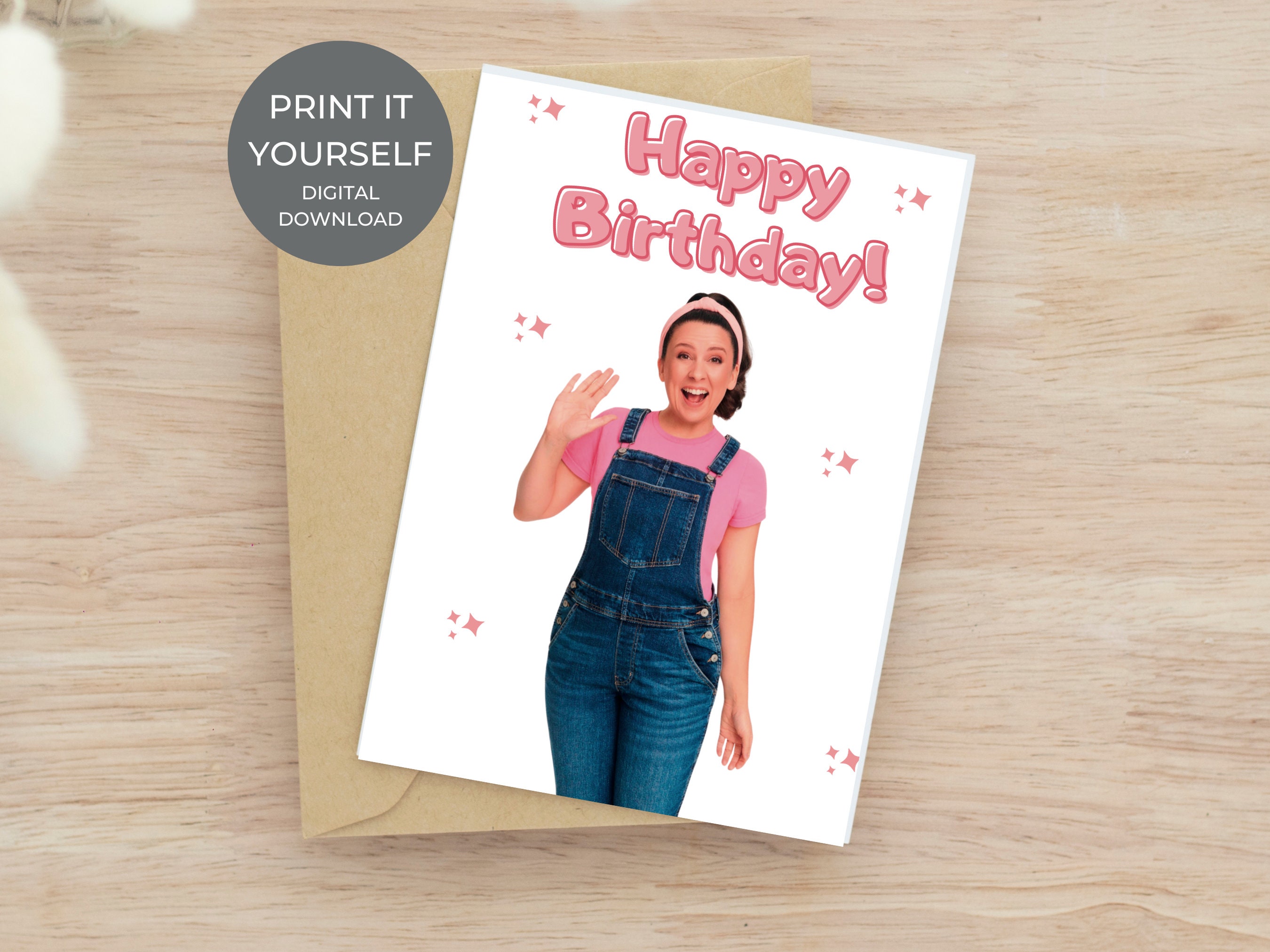 MS RACHEL Birthday Card, Miss Rachel Birthday, Ms Rachel Party