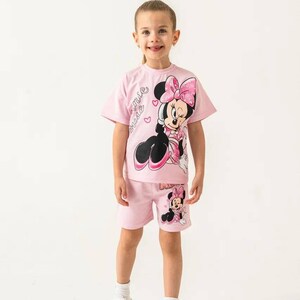Minnie Maus Disney Mädchen Outfit, Minnie Maus Sweatshirt, Disney Mädchen Outfit, Minnie Maus Sweatshirt, Jugendstil Disney Outfit, Bio-Baumwolle