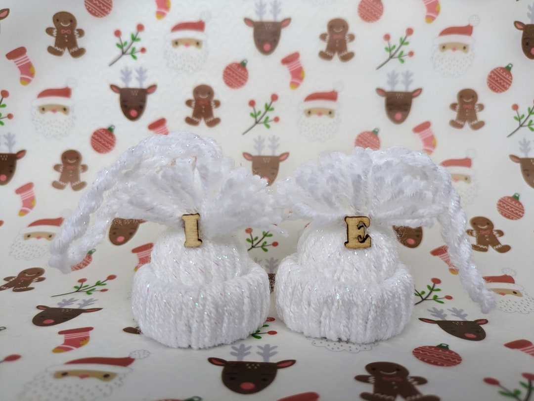 Personalised Bobble Hat Christmas Tree Decoration Hanger Etsy