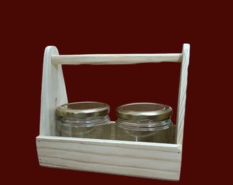 scatola di design con manico cesto personalizzato in legno per matrimoni e regali