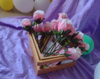 square design wooden customized hamper for wedding and gifting purpose