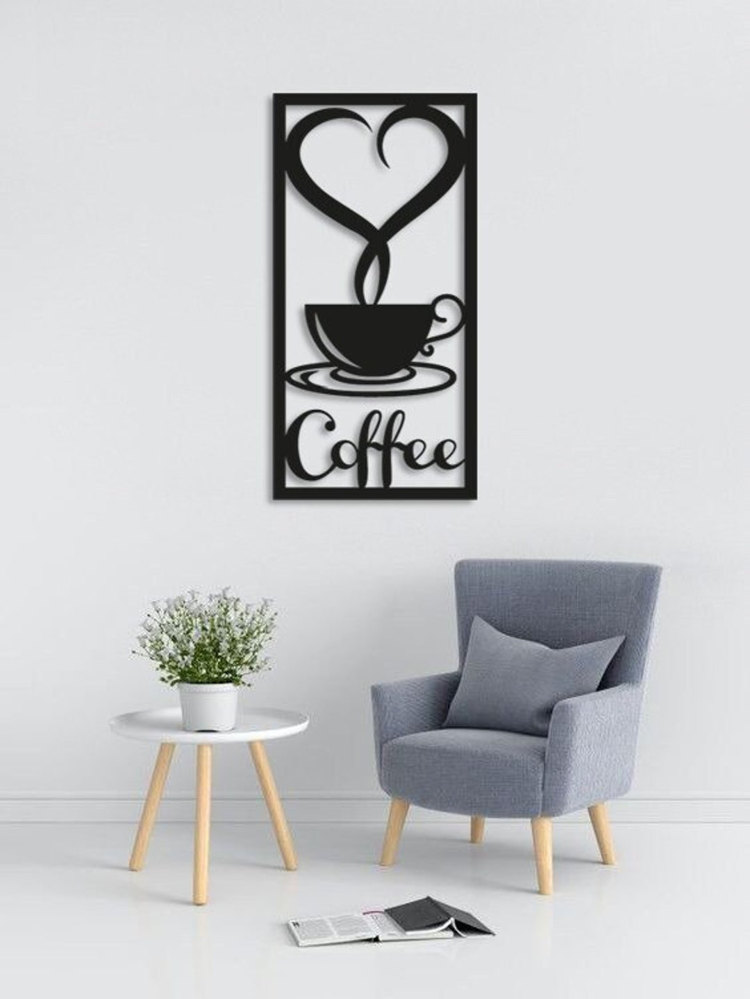 Coffee Pot Wall Decor Digital Cut File svg Dxf Png Ai Etsy