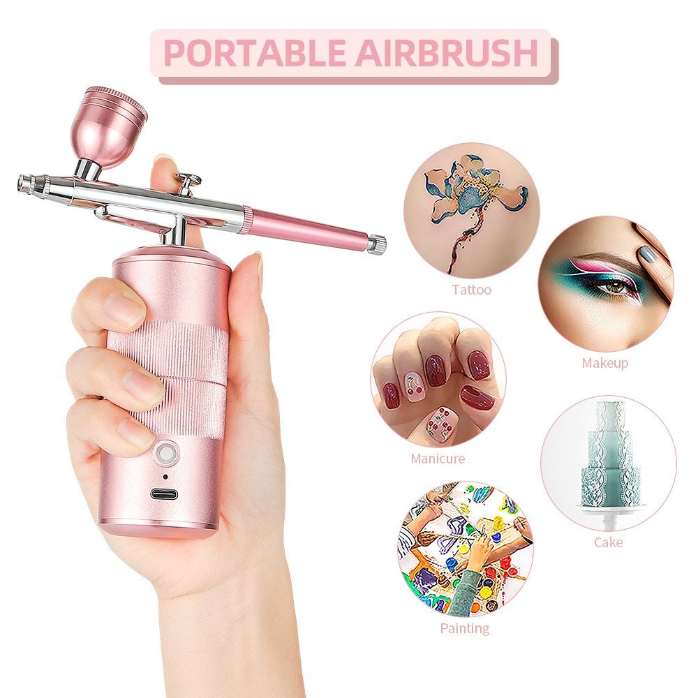  Favai Cordless Airbrush Kit, Airbrush Nail Machine