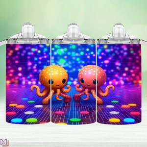 Kraken Kinder Flip Top Design & Kinder Sippy Cup Designs: Kinder Sippy Cup png, Kinder Sippy Cup Sublimation Designs, 12 Unzen Sippy Cup Wrap,