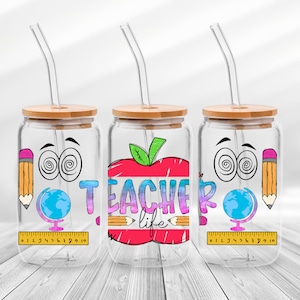 16 & 20 oz Teacher Libbey Png ,Libbey Wrap ,Libbey Can Wrap, Libbey Glass Wrap ,Can Glass Wrap, Can Glass Png ,libbey glass png ,