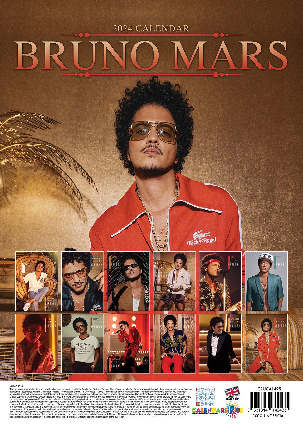 Bruno Mars Calendar 2023 Bruno Mars Calendar 2023