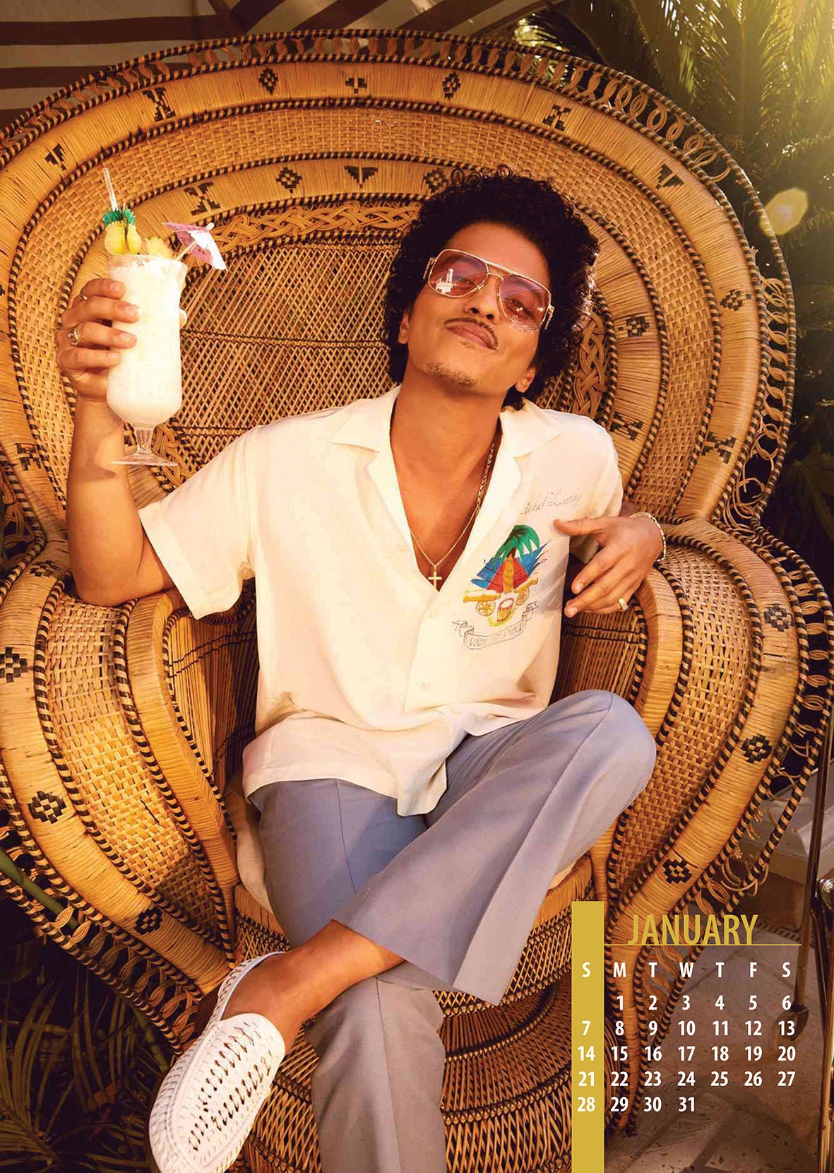 Bruno Mars Calendar 2024 sold by Harlene Spiritual SKU 3736622