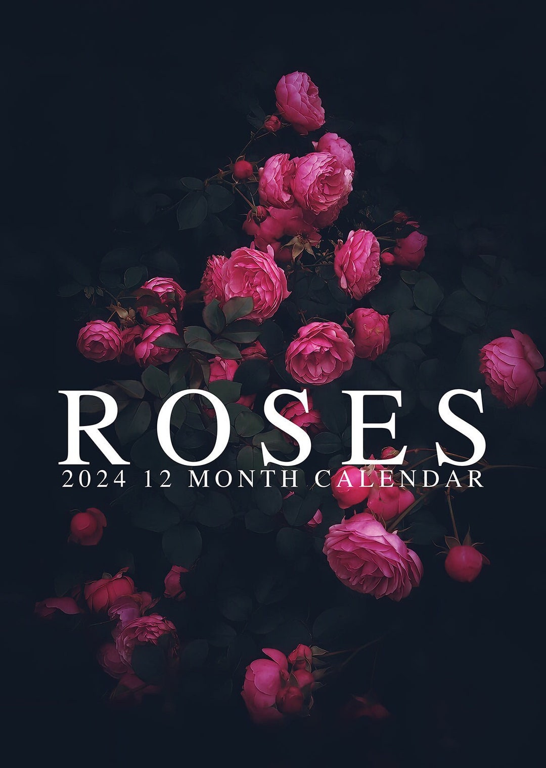 Roses Calendar 2024 Etsy UK