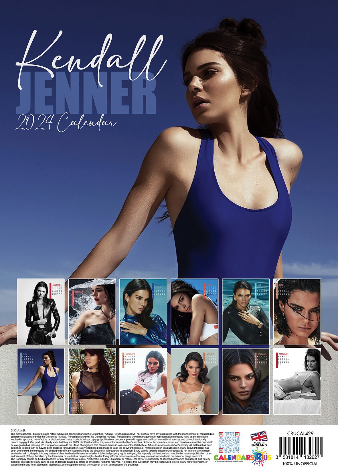 Kendall Jenner Calendar 2025 sold by Katti Patterned SKU 3736550