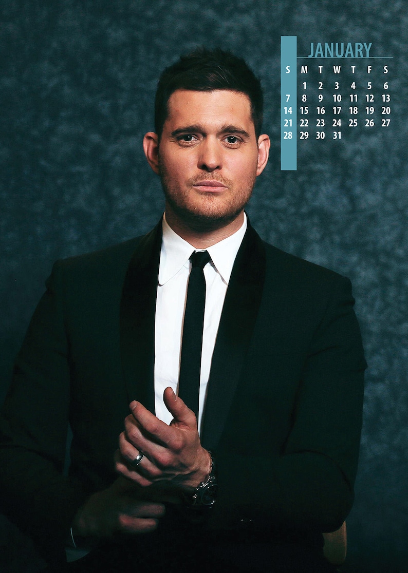 Michael Bublé Calendar 2024 Etsy