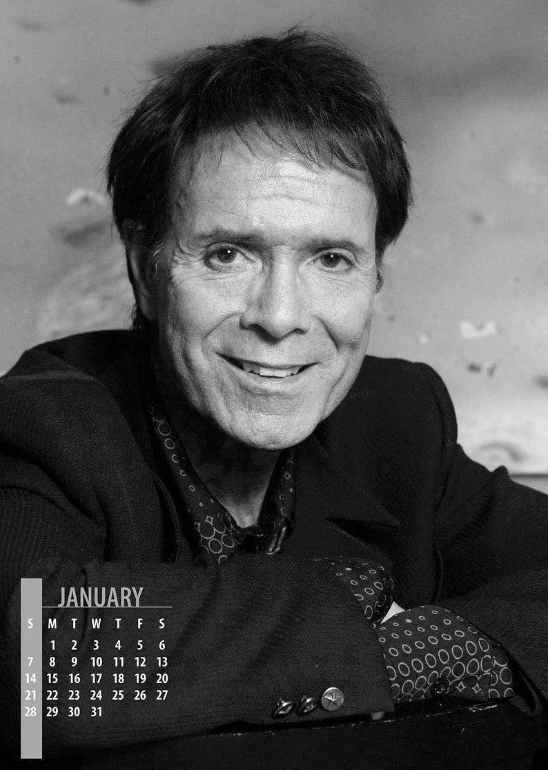 Cliff Richard Calendar 2025 Etsy UK