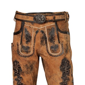 Goat Skin Lederhosen Men Lederhosen Luxury Lederhosen Handmade Lederhosen Authentic Bavarian Lederhosen Lederhosen For man