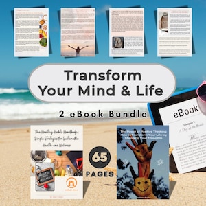 2 Self-Help Ebooks Bundle | The Healthy Habits Handbook + The Power of Positive Thinking | Personal Growth & Mindset