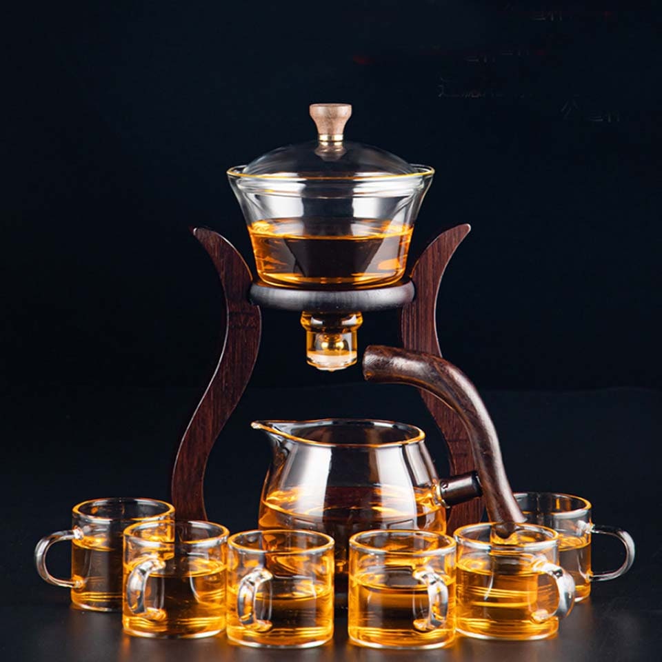 Handmade Original Glass Magnetic Teapot Timing Teapot Brewing Teapot H –  ChinaMoon