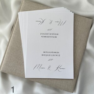 Tischkarten für besondere Anlässe l personalisiert l Tischdekoration