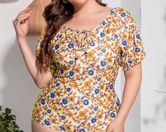 Antiqua Round Neck One Piece