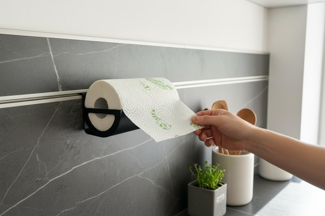 Zewa Papierrollenhalterung für Profilleiste Schüller Küchen | Schueller Kuechen