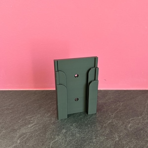 Soporte de pared para tarjetas de ducha | Mapas de camping | Tarjetas EC
