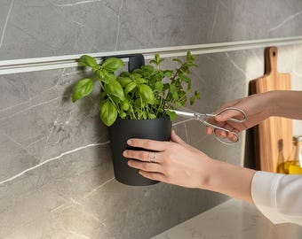 Herb pot holder suitable for profile strip Schüller kitchens | Schueller Kitchens