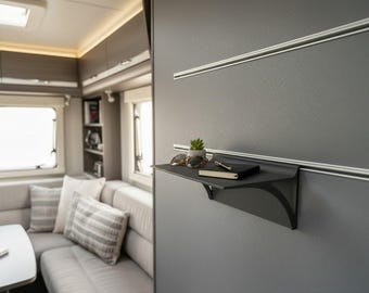 Wall shelf / wall storage for profile rail | Häfele | Dethleffs | Bürstner | Crosscamp | Fendt