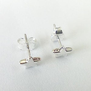 Pandora S925 Silver Sparkling Star Stud Earrings Etsy