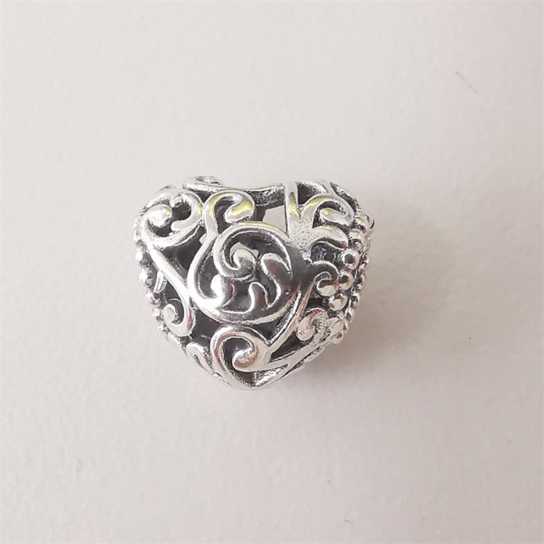 Pandora Regal Heart Charm Etsy