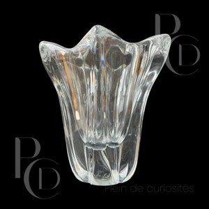 Daum France – Kristall-Tulpenvase – Vintage