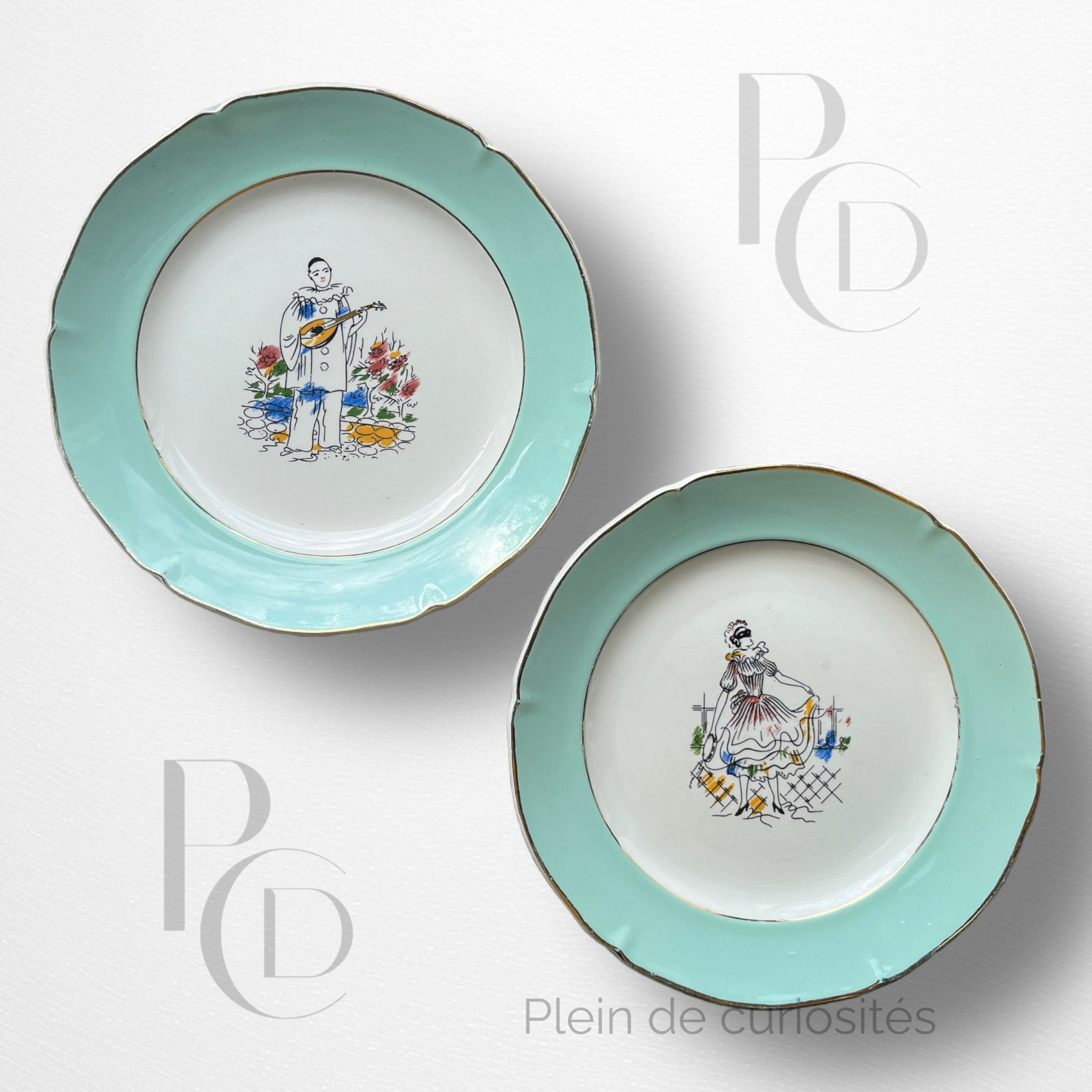 Saint Amand ディナープレートBOUQUET