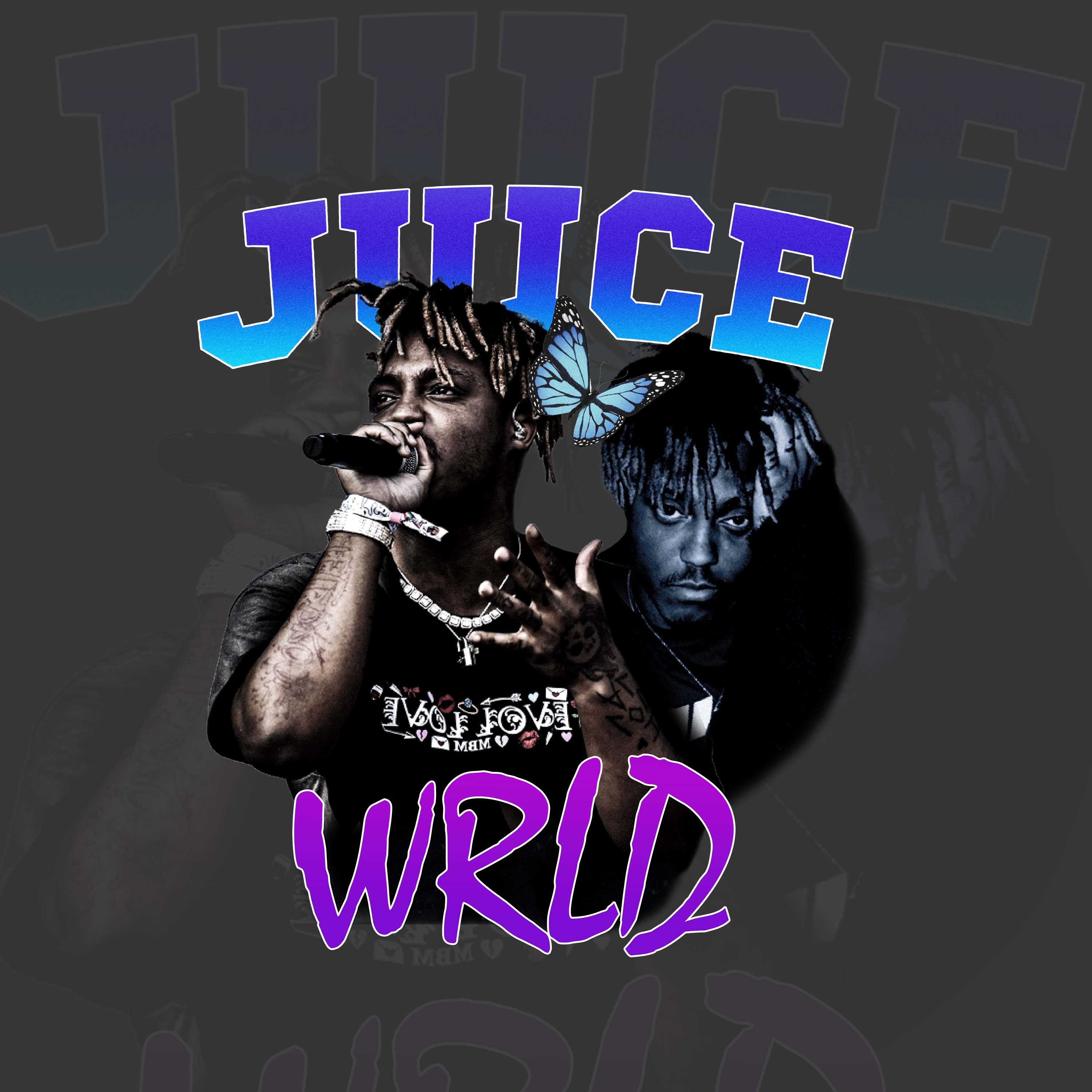 Juice Wrld T Shirt Design PNG Instant Download 300 Dpi Etsy UK