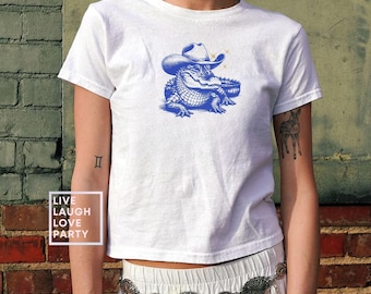 90s Baby Tee, Florida, Coastal Cowgirl, Bayou, Gainesville, Western Coquette, College Merch, Sorority Merch, Football, College Care Package