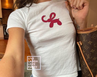Balloon Animal Elephant Baby Tee, 90s Style, Game Day Apparel