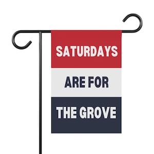 Mississippi Football Flag Celebrating The Grove Tailgate spot in Oxford Mississippi