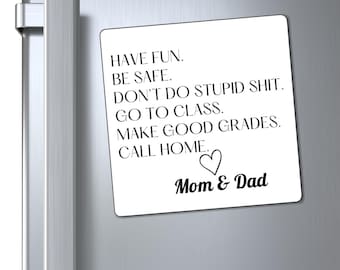 Funny College Magnet, Dorm Room Gift, Graduation Present
