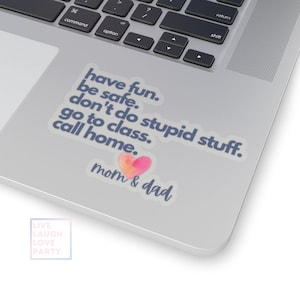 Don&#39;t Do Stupid Stuff Decal, Graduation Gifts for Her High School, Senior 2025, Class of 2025, High School Graduation Gift for Her, Party