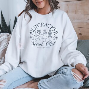 Nutcracker Ballet Sweatshirt: Dance Mom Gift, Ballet Teacher Apparel