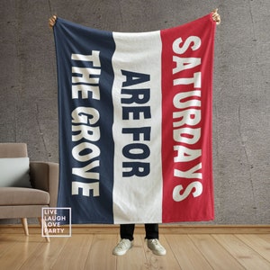 Mississippi College Blanket: The Grove Tailgate, Oxford