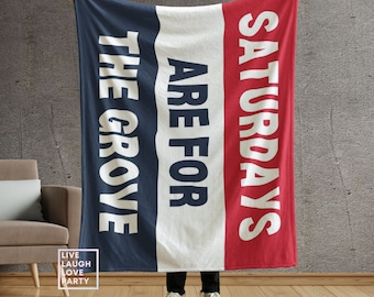 Mississippi College Blanket: The Grove Tailgate, Oxford