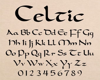 Celtic Font Irish Font Gaelic Font Celtic Letters Svg Celtic Font Alphabet Celtic Font Styles Gaelic Letters Svg Irish Letters Font