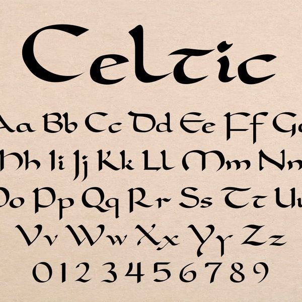 Celtic Font Irish Font Gaelic Font Celtic Letters Svg Celtic Font Alphabet Celtic Font Styles Gaelic Letters Svg Irish Letters Font