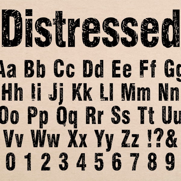 Distressed - Etsy