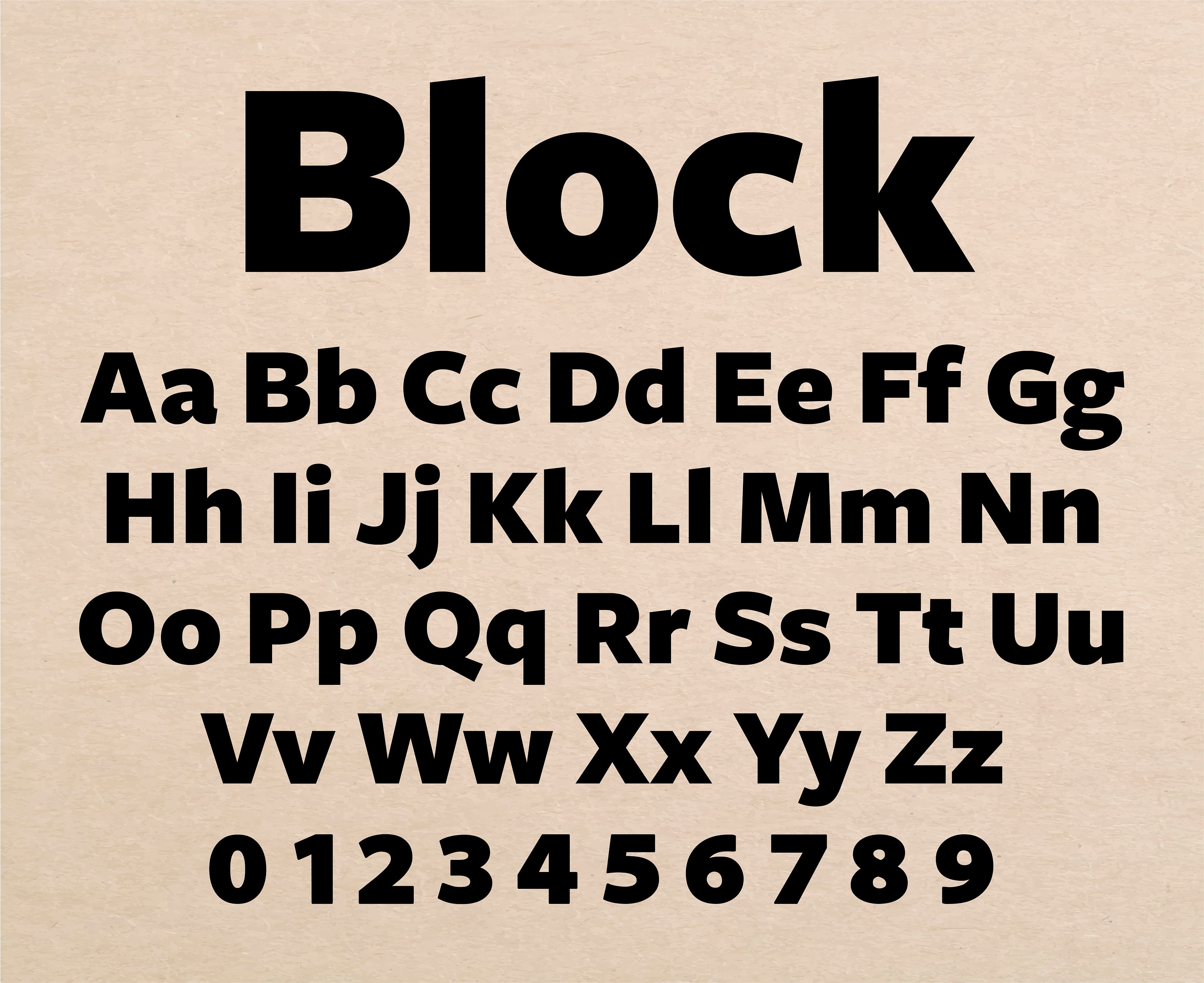 cool block letter fonts