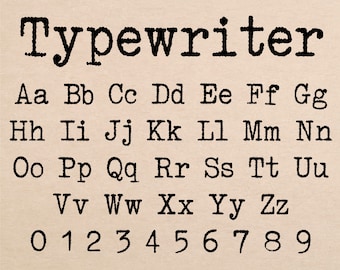 Typewriter Font Type Font American Typewriter Font Old Typewriter Font Vintage Typewriter Font Typewriter Cricut Font Typewriter Letters Svg