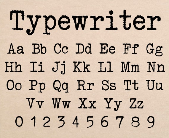 Pegz® Small Size 108-Piece American Typewriter Alphabet