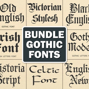 Oud Engels lettertype Gotisch lettertype Keltisch lettertype Oud Engels Kalligrafie Oud Engels Lettertype Oud Engels Cursief lettertype Oud Engels Tattoo lettertype