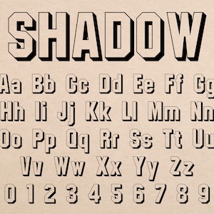 Carattere ombra Script ombra Rilascia carattere ombra Lettere Carattere con carattere ombra Lettere bolla con blocco ombra Carattere ombra Carattere scrittura ombra